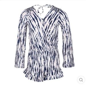 NWT Vintage Havana Girls Tie-dye Romper